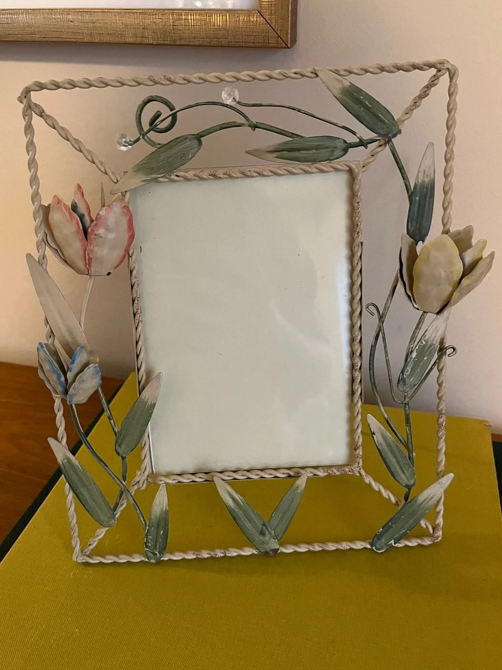 Metal 3D Flower Picture Frame 5x7